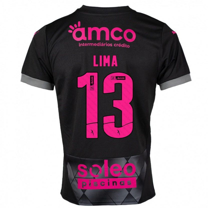 Danxen Dame Aline Lima #13 Svart Rosa Bortetrøye Drakt Trøye 2024/25 Skjorter T-Skjorte