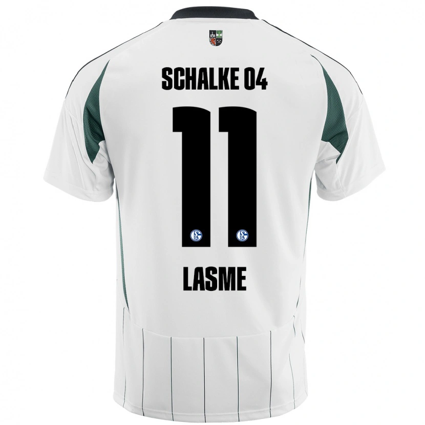 Danxen Dame Bryan Lasme #11 Hvit Grønn Bortetrøye Drakt Trøye 2024/25 Skjorter T-Skjorte