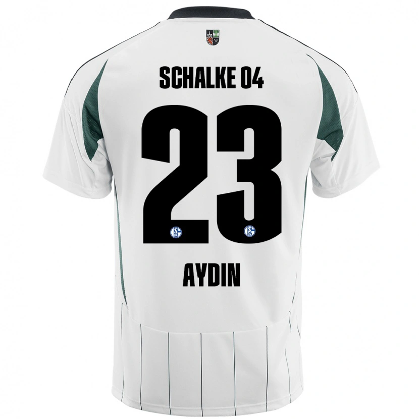 Danxen Dame Mehmet Aydın #23 Hvit Grønn Bortetrøye Drakt Trøye 2024/25 Skjorter T-Skjorte