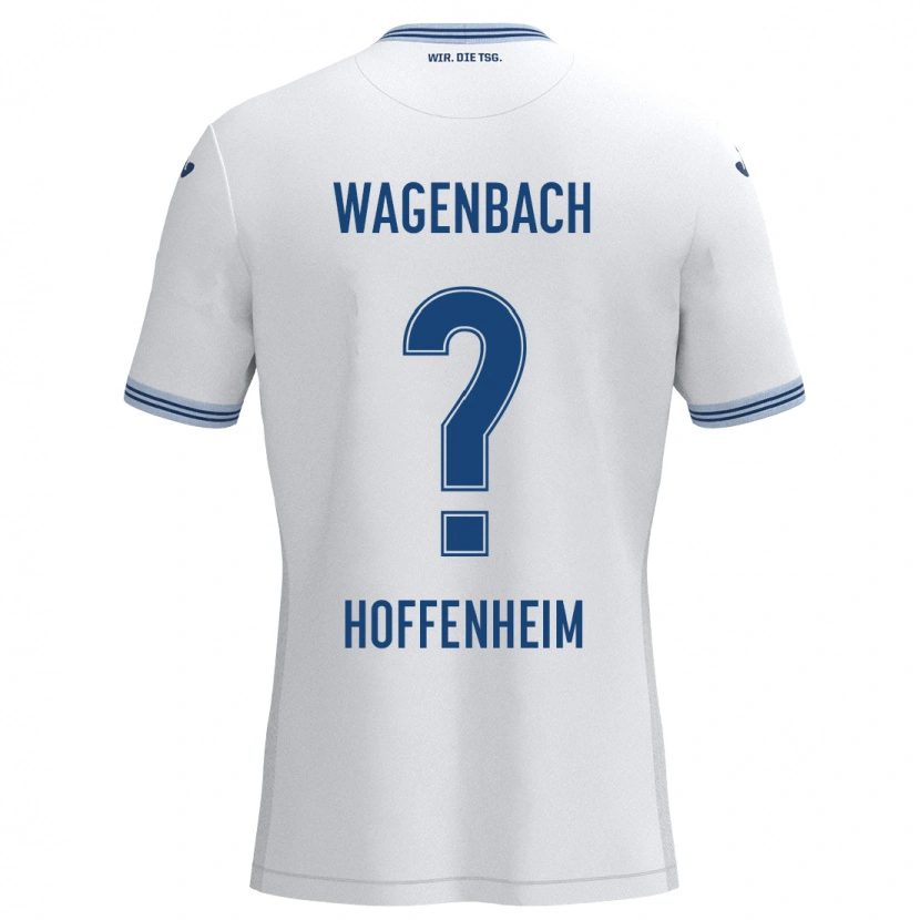 Danxen Dame Lion Wagenbach #0 Hvit Blå Bortetrøye Drakt Trøye 2024/25 Skjorter T-Skjorte