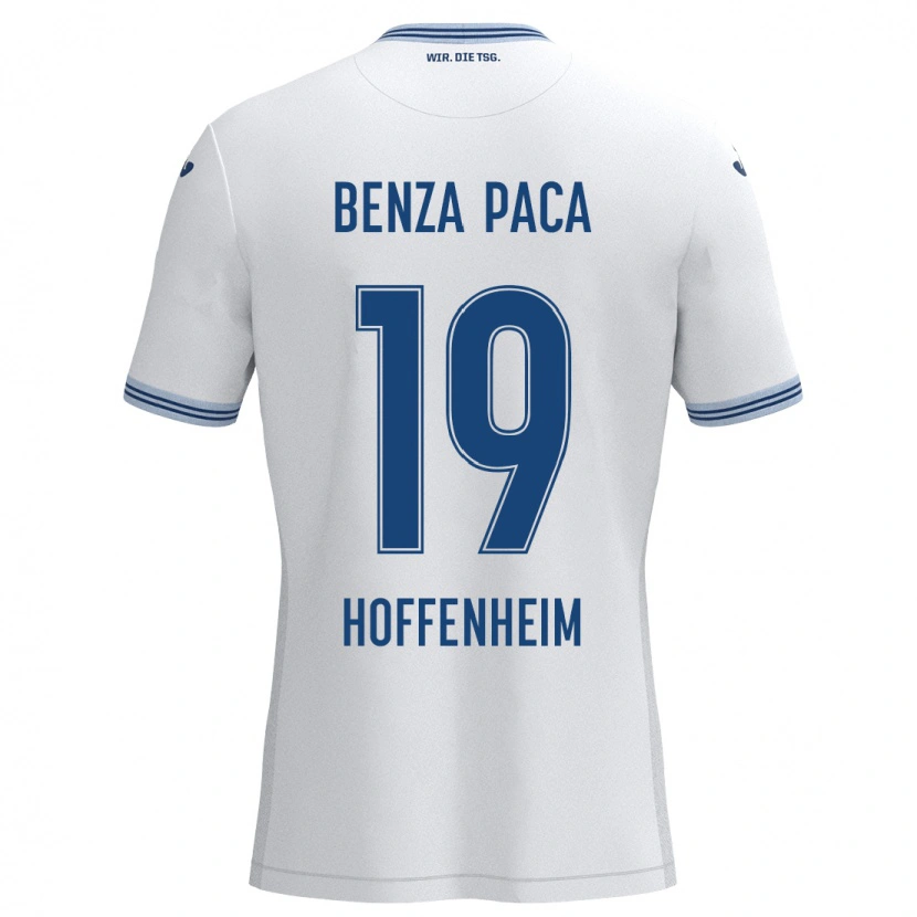Danxen Dame Lynes Benza Paca #19 Hvit Blå Bortetrøye Drakt Trøye 2024/25 Skjorter T-Skjorte