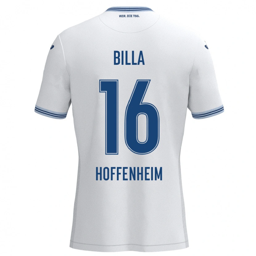 Danxen Dame Nicole Billa #16 Hvit Blå Bortetrøye Drakt Trøye 2024/25 Skjorter T-Skjorte