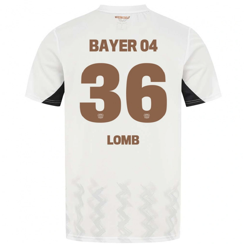 Danxen Dame Niklas Lomb #36 Hvit Svart Bortetrøye Drakt Trøye 2024/25 Skjorter T-Skjorte