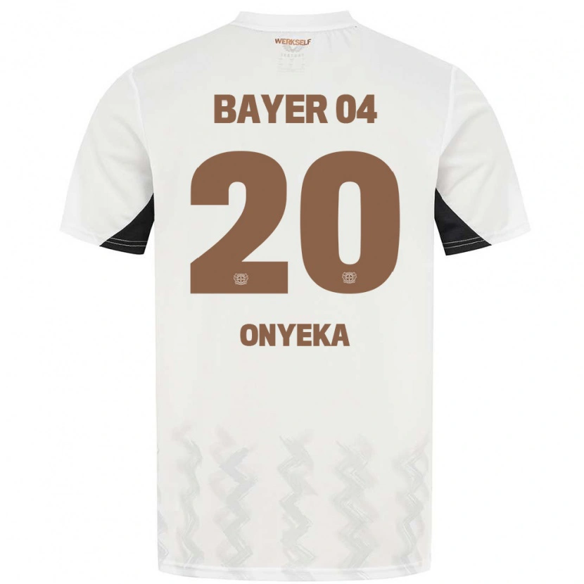 Danxen Dame Francis Onyeka #20 Hvit Svart Bortetrøye Drakt Trøye 2024/25 Skjorter T-Skjorte