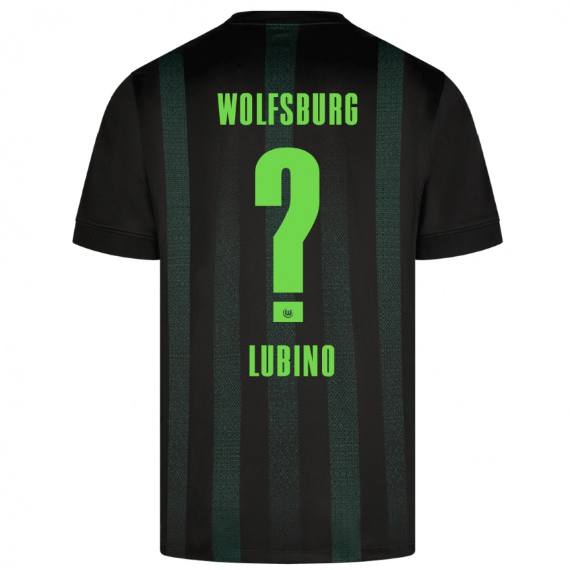 Danxen Dame Francesco Lubino #0 Mørk Grønn Bortetrøye Drakt Trøye 2024/25 Skjorter T-Skjorte
