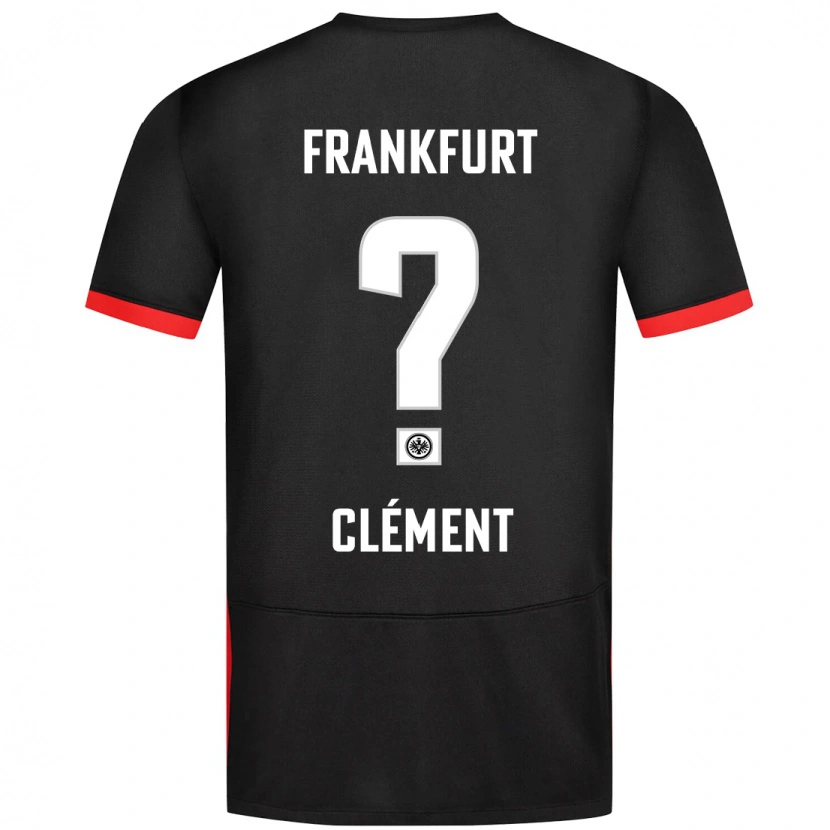 Danxen Dame Noah Clément #0 Svart Bortetrøye Drakt Trøye 2024/25 Skjorter T-Skjorte