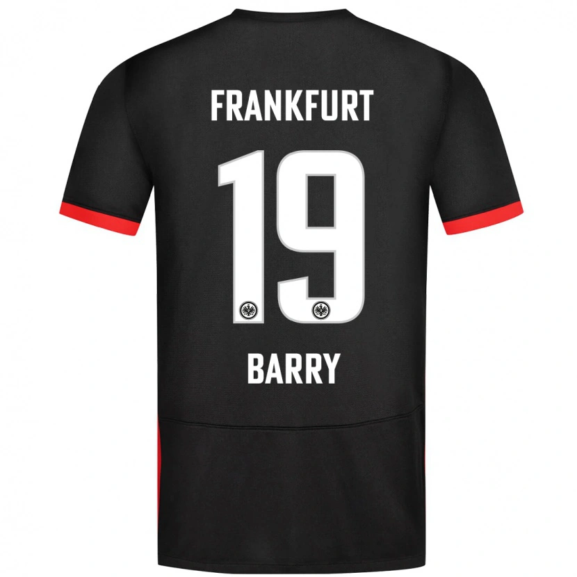 Danxen Dame Jasha Barry #19 Svart Bortetrøye Drakt Trøye 2024/25 Skjorter T-Skjorte
