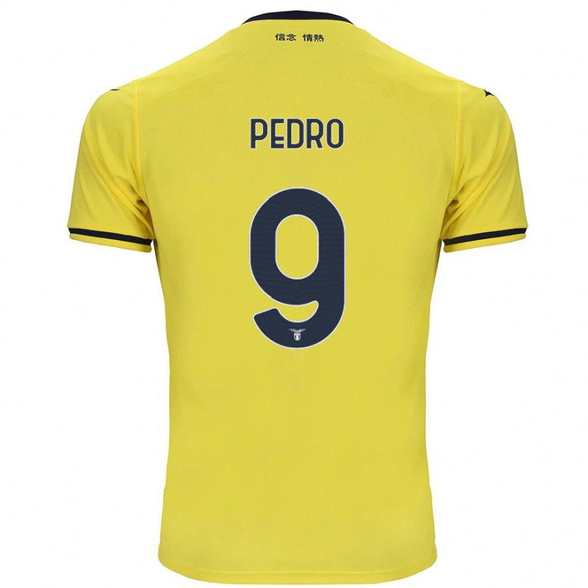 Danxen Dame Pedro #9 Gul Bortetrøye Drakt Trøye 2024/25 Skjorter T-Skjorte