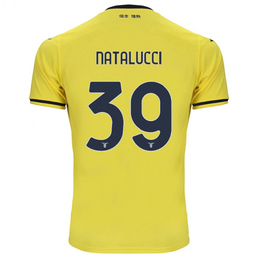 Danxen Dame Serena Natalucci #39 Gul Bortetrøye Drakt Trøye 2024/25 Skjorter T-Skjorte