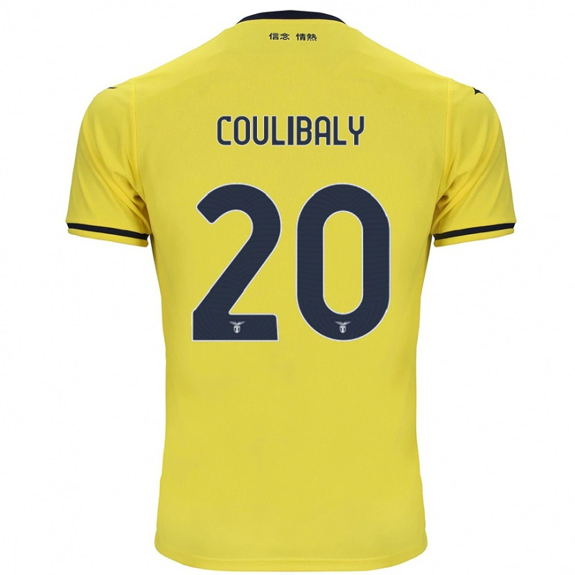 Danxen Dame Larsson Coulibaly #20 Gul Bortetrøye Drakt Trøye 2024/25 Skjorter T-Skjorte