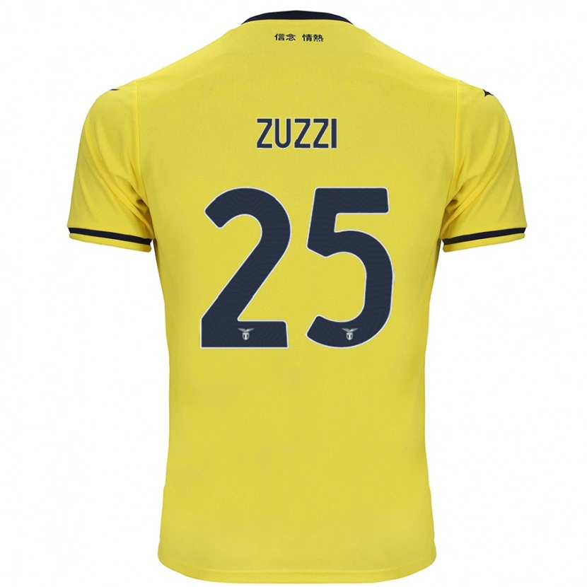 Danxen Dame Giorgia Zuzzi #25 Gul Bortetrøye Drakt Trøye 2024/25 Skjorter T-Skjorte