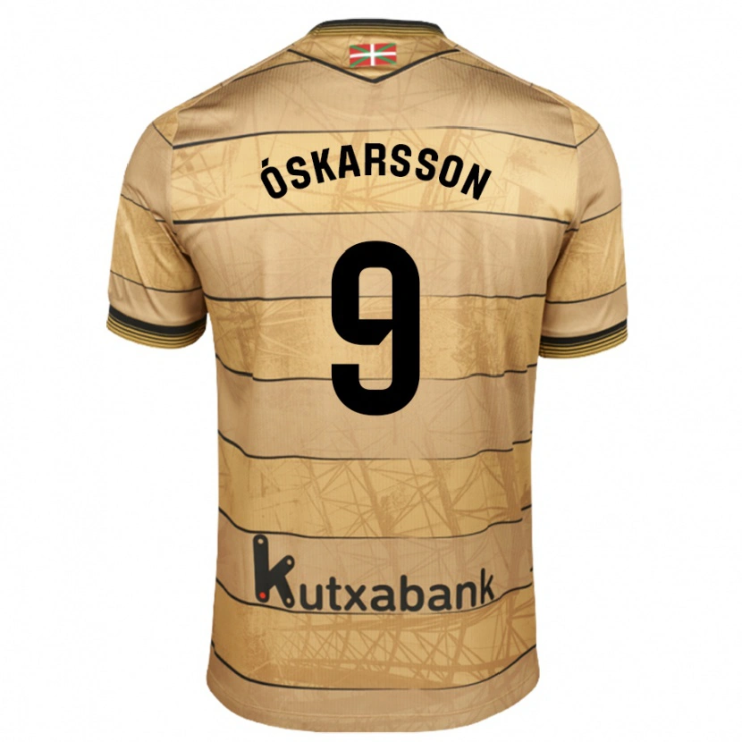 Danxen Dame Orri Óskarsson #9 Hvit Blå Bortetrøye Drakt Trøye 2024/25 Skjorter T-Skjorte