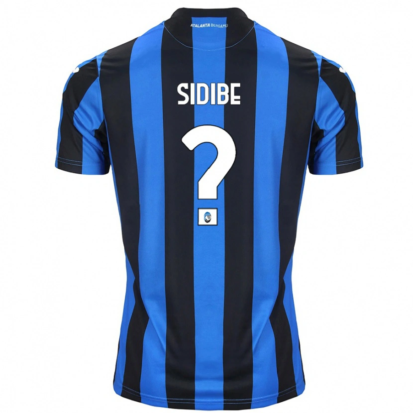Danxen Barn Alassane Sidibe #0 Blå Svart Hjemmetrøye Drakt Trøye 2024/25 Skjorter T-Skjorte