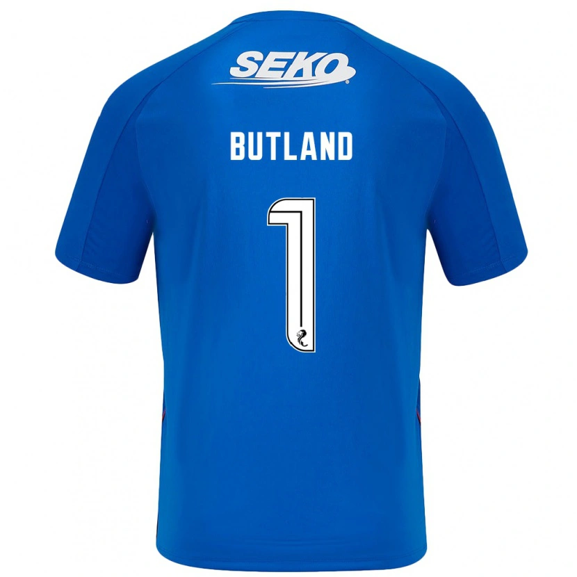 Danxen Barn Jack Butland #1 Mørkeblått Hjemmetrøye Drakt Trøye 2024/25 Skjorter T-Skjorte