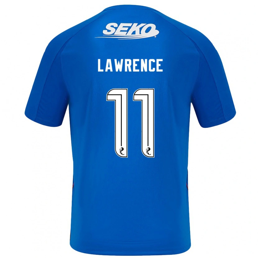 Danxen Barn Tom Lawrence #11 Mørkeblått Hjemmetrøye Drakt Trøye 2024/25 Skjorter T-Skjorte