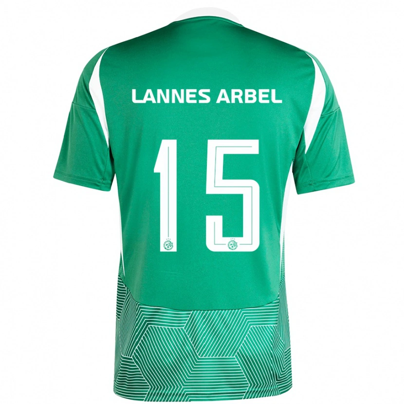 Danxen Barn Tomer Lannes Arbel #15 Grønn Hvit Hjemmetrøye Drakt Trøye 2024/25 Skjorter T-Skjorte