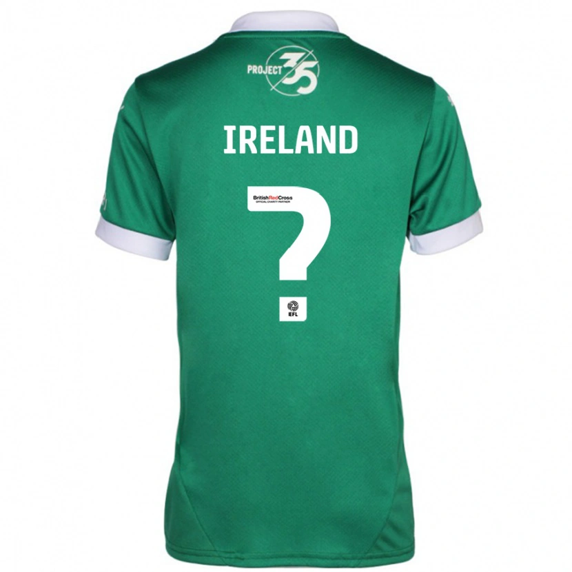 Danxen Barn Jensen Ireland #0 Grønn Hvit Hjemmetrøye Drakt Trøye 2024/25 Skjorter T-Skjorte