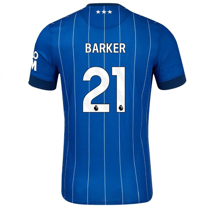 Danxen Barn Maisy Barker #21 Marineblå Hjemmetrøye Drakt Trøye 2024/25 Skjorter T-Skjorte