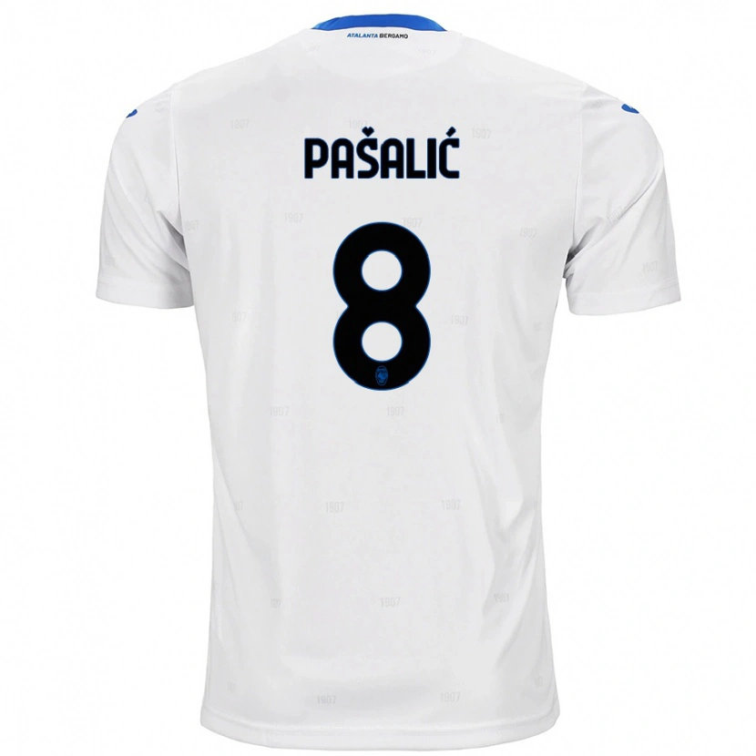 Danxen Barn Mario Pasalic #8 Hvit Bortetrøye Drakt Trøye 2024/25 Skjorter T-Skjorte