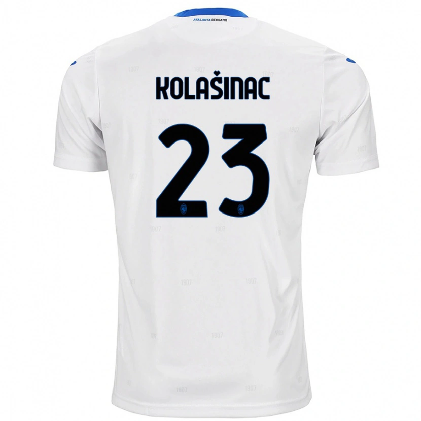 Danxen Barn Sead Kolasinac #23 Hvit Bortetrøye Drakt Trøye 2024/25 Skjorter T-Skjorte
