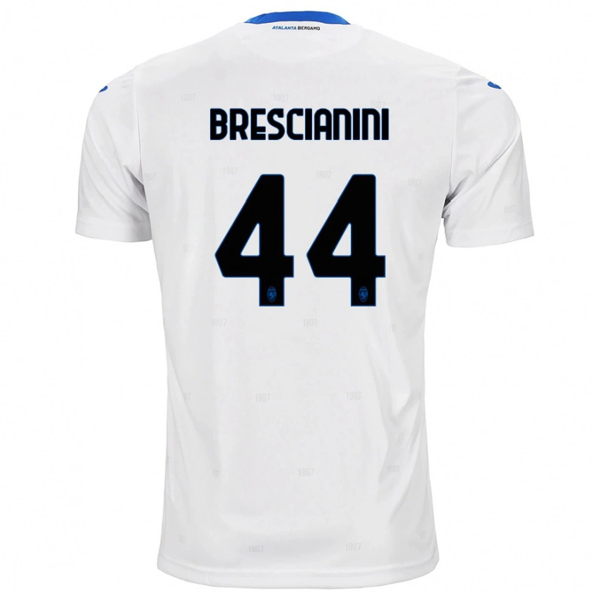 Danxen Barn Marco Brescianini #44 Hvit Bortetrøye Drakt Trøye 2024/25 Skjorter T-Skjorte