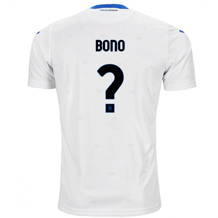 Danxen Barn Davide Bono #0 Hvit Bortetrøye Drakt Trøye 2024/25 Skjorter T-Skjorte