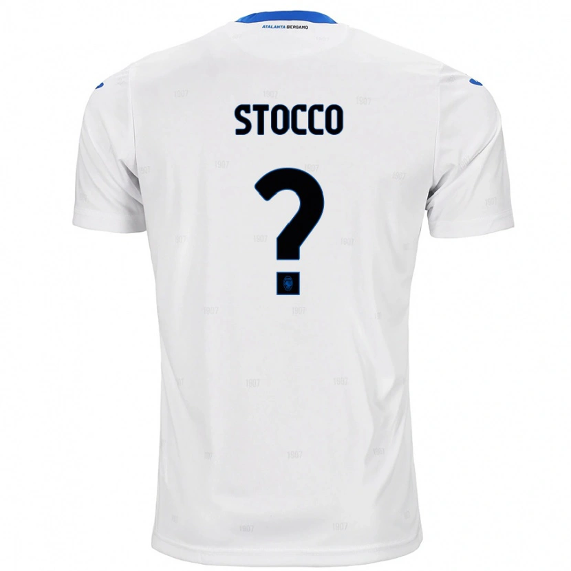 Danxen Barn Pietro Stocco #0 Hvit Bortetrøye Drakt Trøye 2024/25 Skjorter T-Skjorte