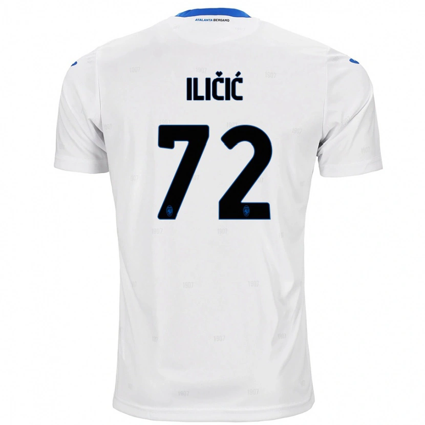 Danxen Barn Josip Ilicic #72 Hvit Bortetrøye Drakt Trøye 2024/25 Skjorter T-Skjorte
