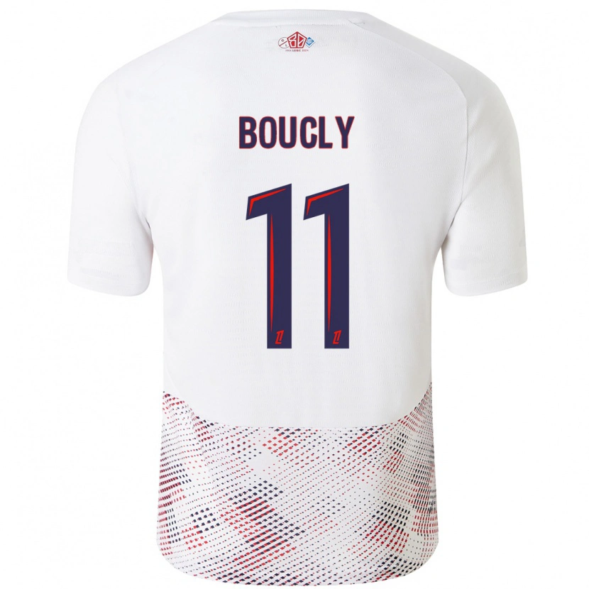 Danxen Barn Maïté Boucly #11 Hvit Kongeblå Bortetrøye Drakt Trøye 2024/25 Skjorter T-Skjorte