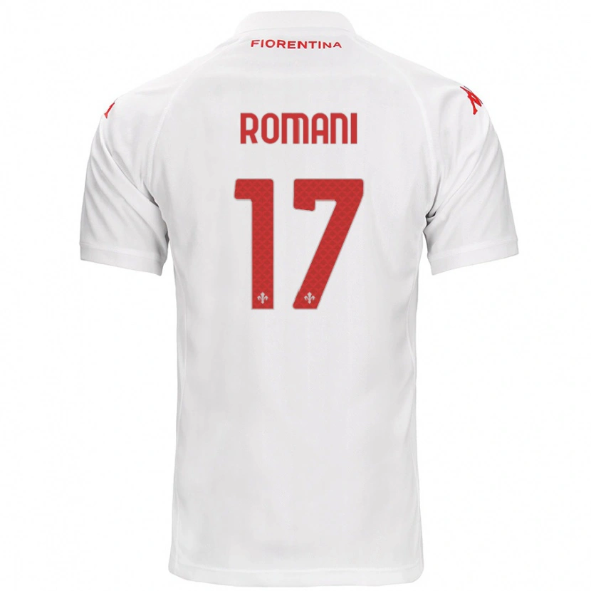 Danxen Barn Lorenzo Romani #17 Hvit Bortetrøye Drakt Trøye 2024/25 Skjorter T-Skjorte