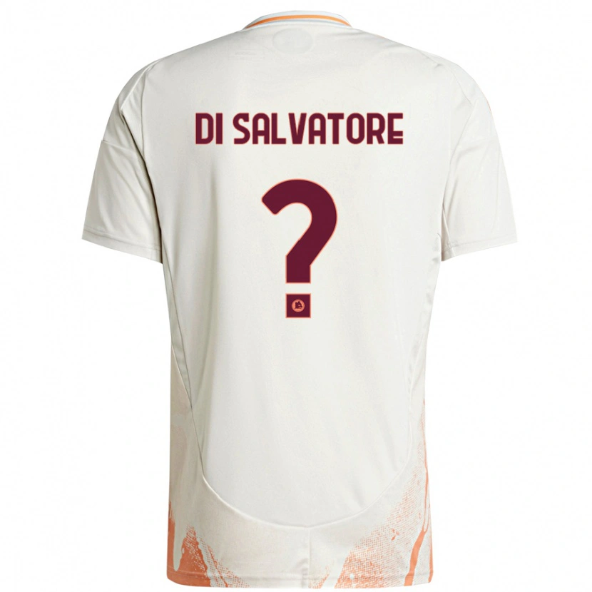 Danxen Barn Diego Di Salvatore #0 Kremhvit Oransje Bortetrøye Drakt Trøye 2024/25 Skjorter T-Skjorte