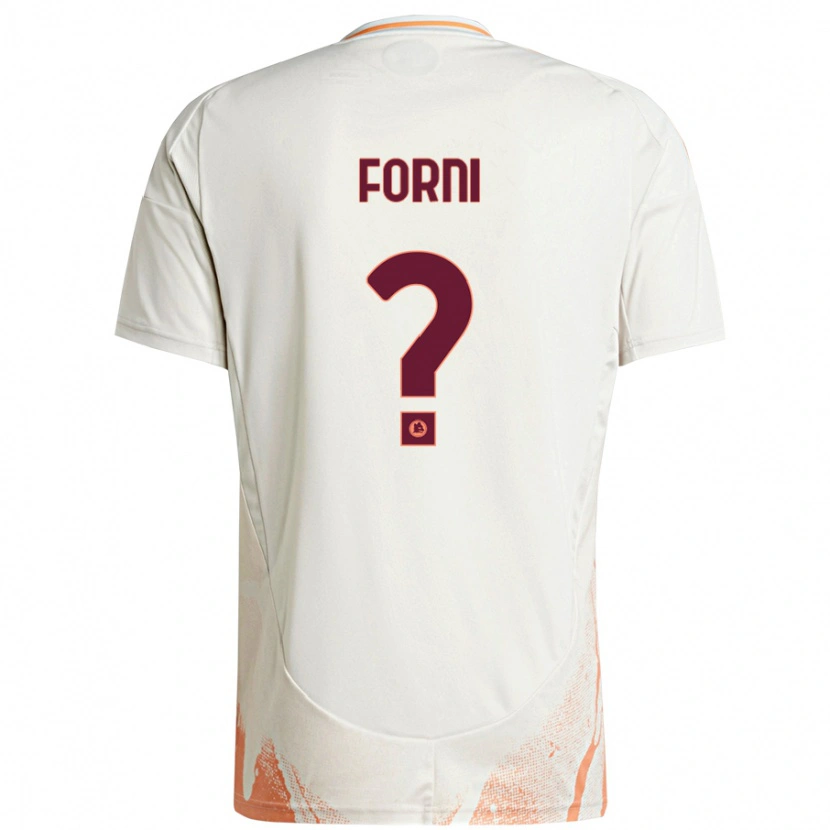 Danxen Barn Matteo Forni #0 Kremhvit Oransje Bortetrøye Drakt Trøye 2024/25 Skjorter T-Skjorte