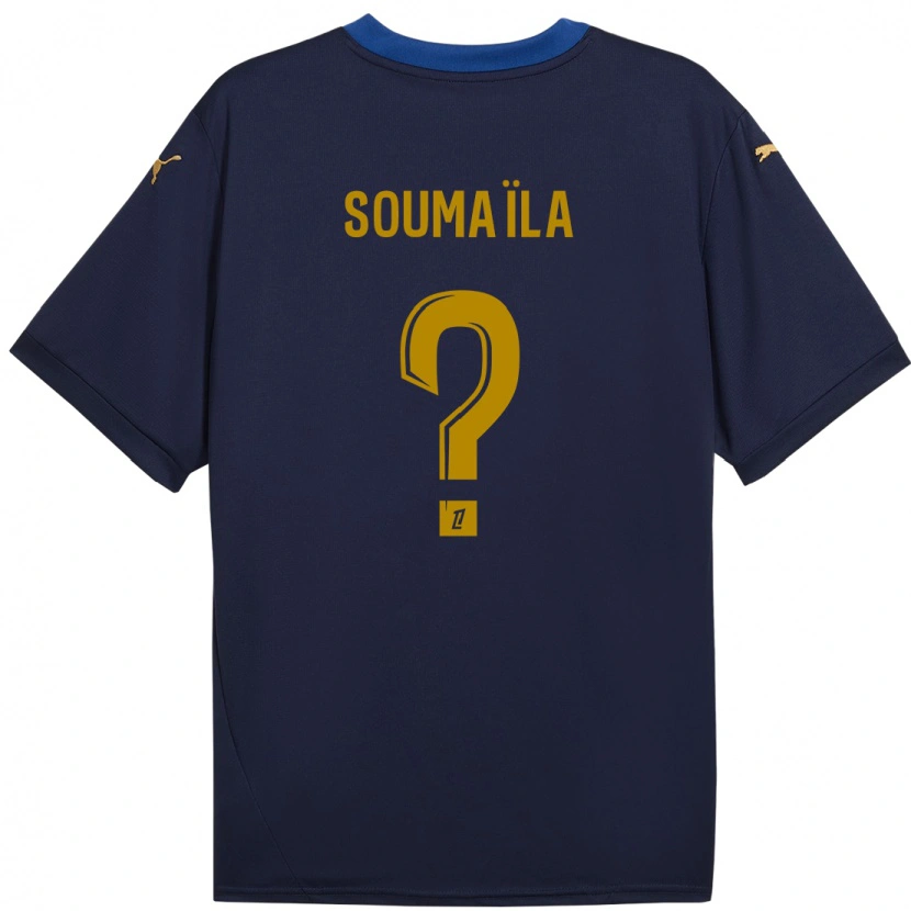Danxen Barn Soumaïla Sylla #0 Marine Gull Bortetrøye Drakt Trøye 2024/25 Skjorter T-Skjorte