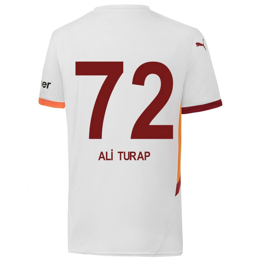 Danxen Barn Ali Turap Bülbül #72 Hvit Gul Rød Bortetrøye Drakt Trøye 2024/25 Skjorter T-Skjorte