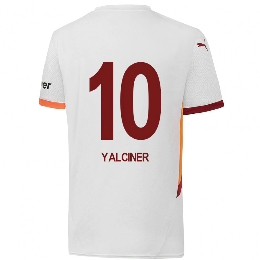 Danxen Barn İsmigül Yalçıner #10 Hvit Gul Rød Bortetrøye Drakt Trøye 2024/25 Skjorter T-Skjorte