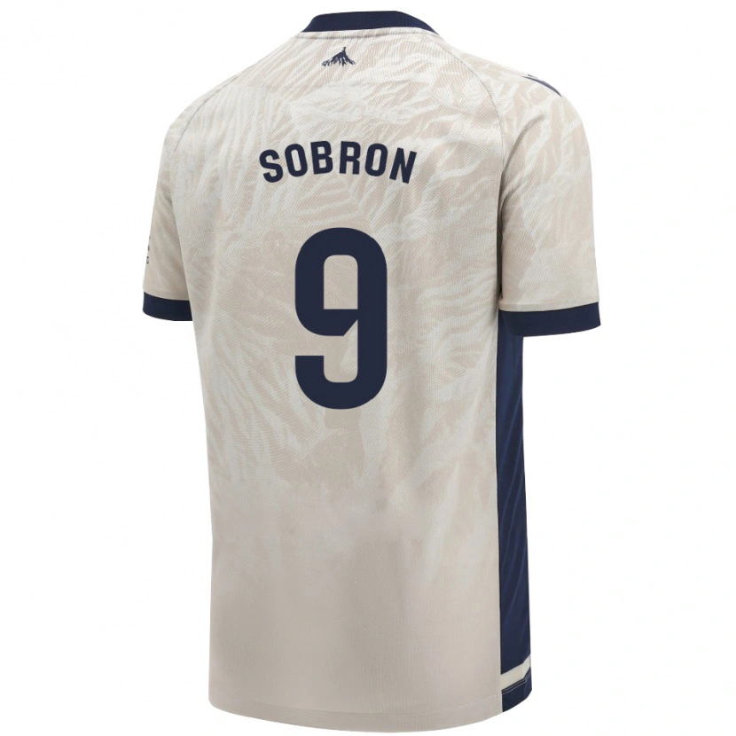 Danxen Barn Carmen Sobrón Olarte #9 Lys Grå Bortetrøye Drakt Trøye 2024/25 Skjorter T-Skjorte