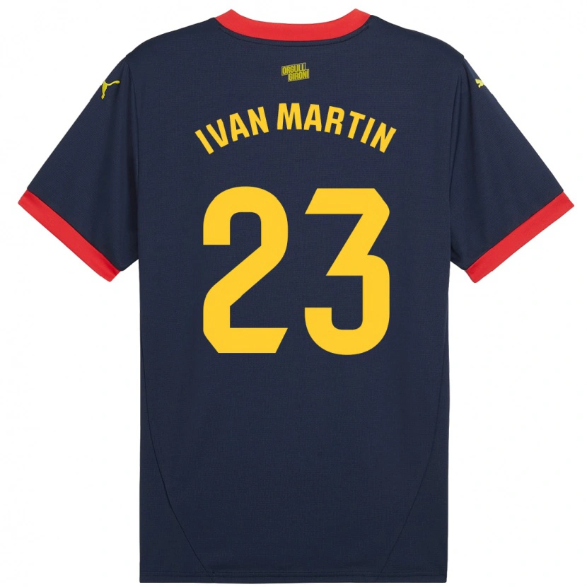 Danxen Barn Iván Martín #23 Marine Rød Bortetrøye Drakt Trøye 2024/25 Skjorter T-Skjorte
