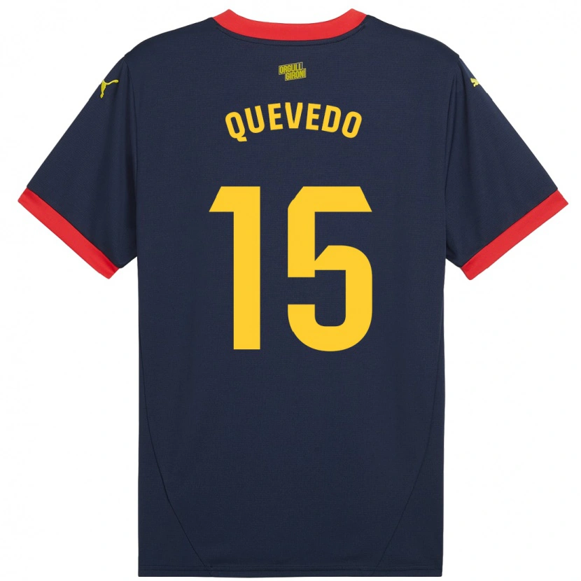 Danxen Barn Erik Quevedo #15 Marine Rød Bortetrøye Drakt Trøye 2024/25 Skjorter T-Skjorte