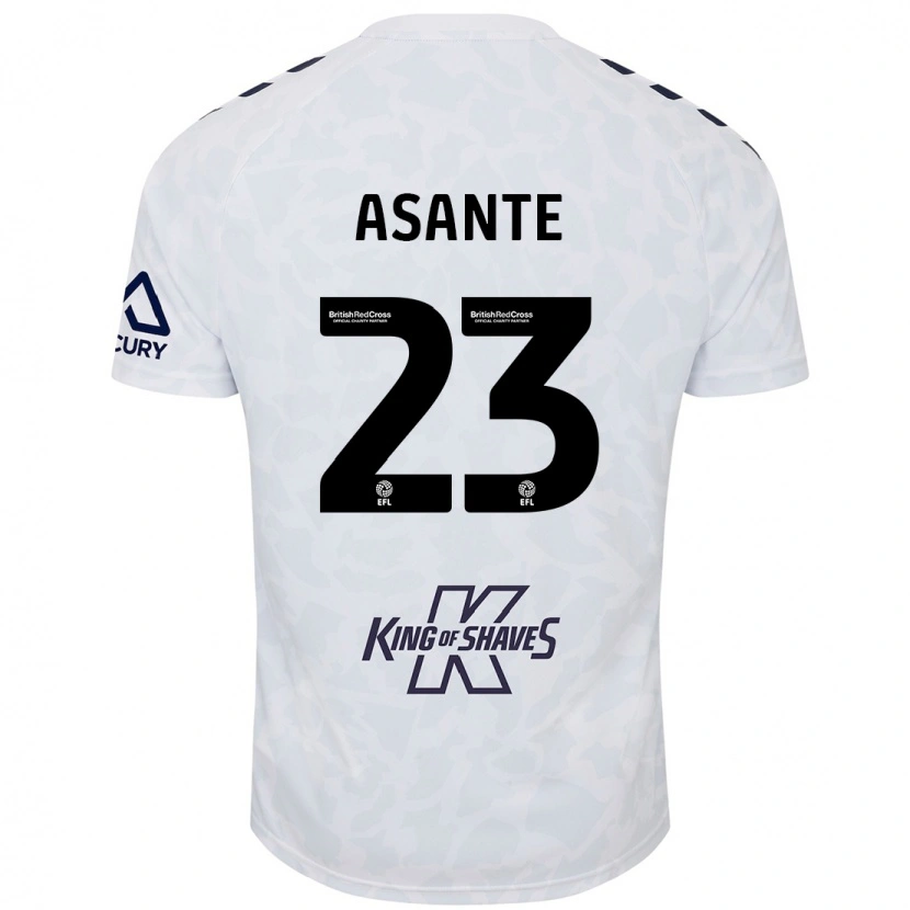 Danxen Barn Brandon Thomas-Asante #23 Hvit Bortetrøye Drakt Trøye 2024/25 Skjorter T-Skjorte