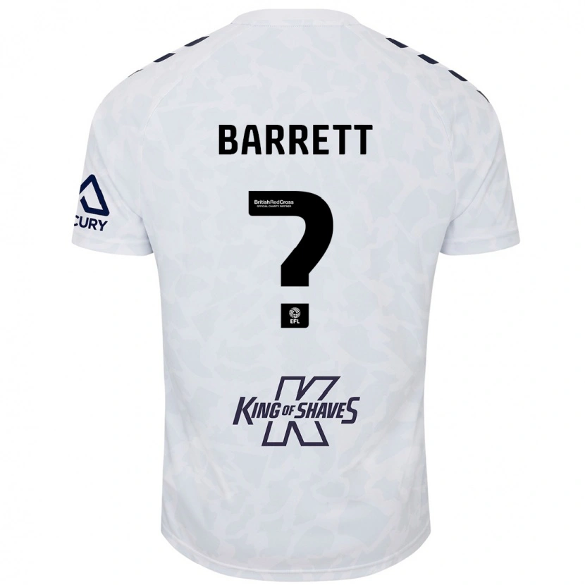 Danxen Barn Marlow Barrett #0 Hvit Bortetrøye Drakt Trøye 2024/25 Skjorter T-Skjorte
