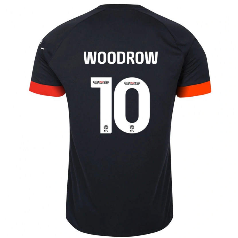 Danxen Barn Cauley Woodrow #10 Svart Oransje Bortetrøye Drakt Trøye 2024/25 Skjorter T-Skjorte