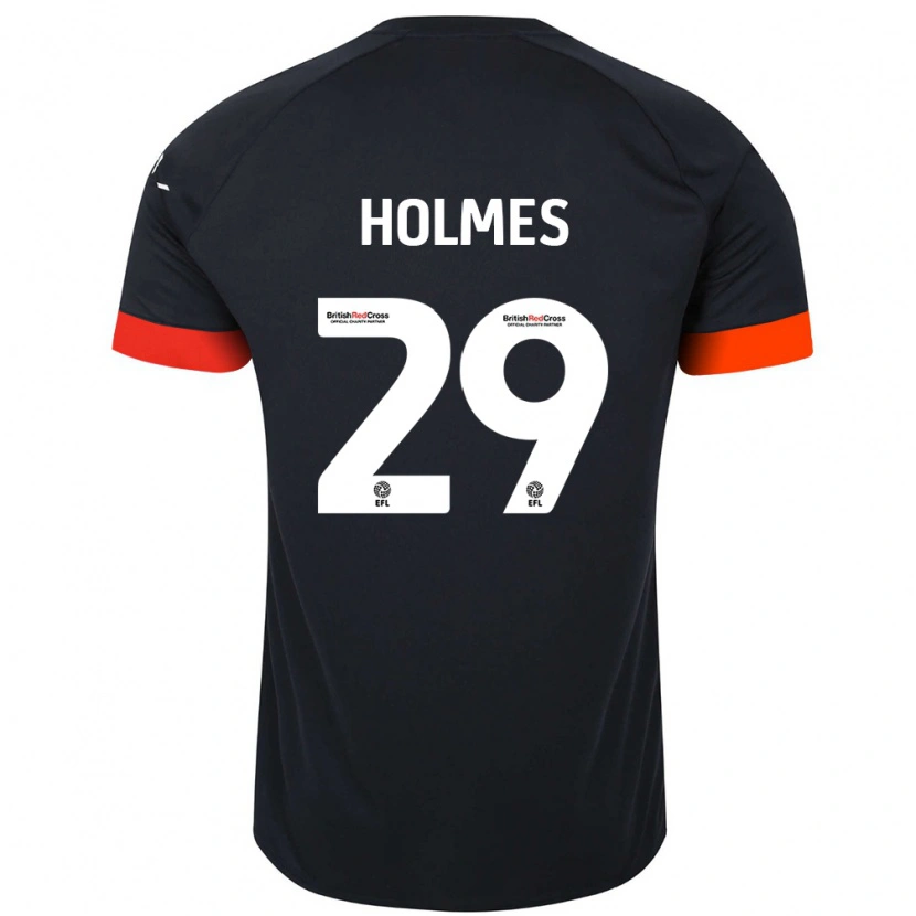 Danxen Barn Tom Holmes #29 Svart Oransje Bortetrøye Drakt Trøye 2024/25 Skjorter T-Skjorte