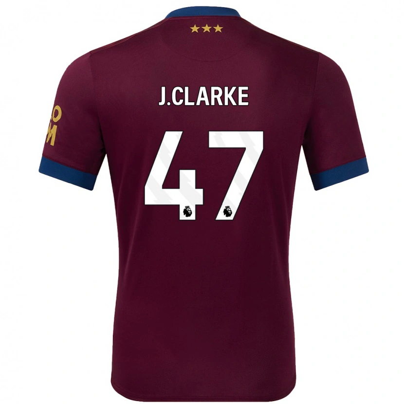 Danxen Barn Jack Clarke #47 Brun Bortetrøye Drakt Trøye 2024/25 Skjorter T-Skjorte