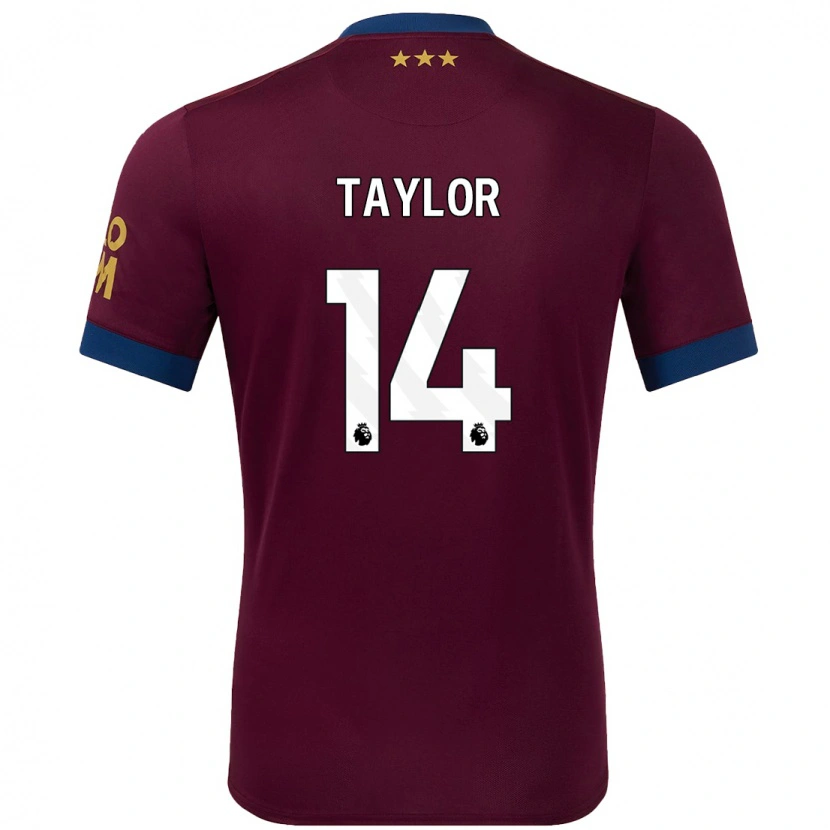 Danxen Barn Jack Taylor #14 Brun Bortetrøye Drakt Trøye 2024/25 Skjorter T-Skjorte