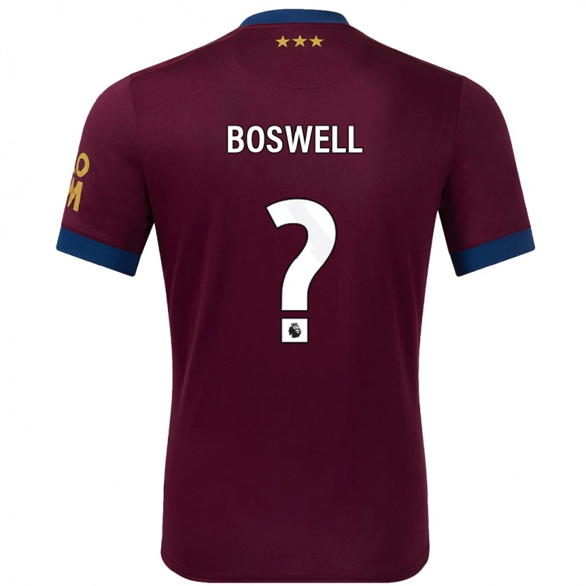 Danxen Barn Ashton Boswell #0 Brun Bortetrøye Drakt Trøye 2024/25 Skjorter T-Skjorte