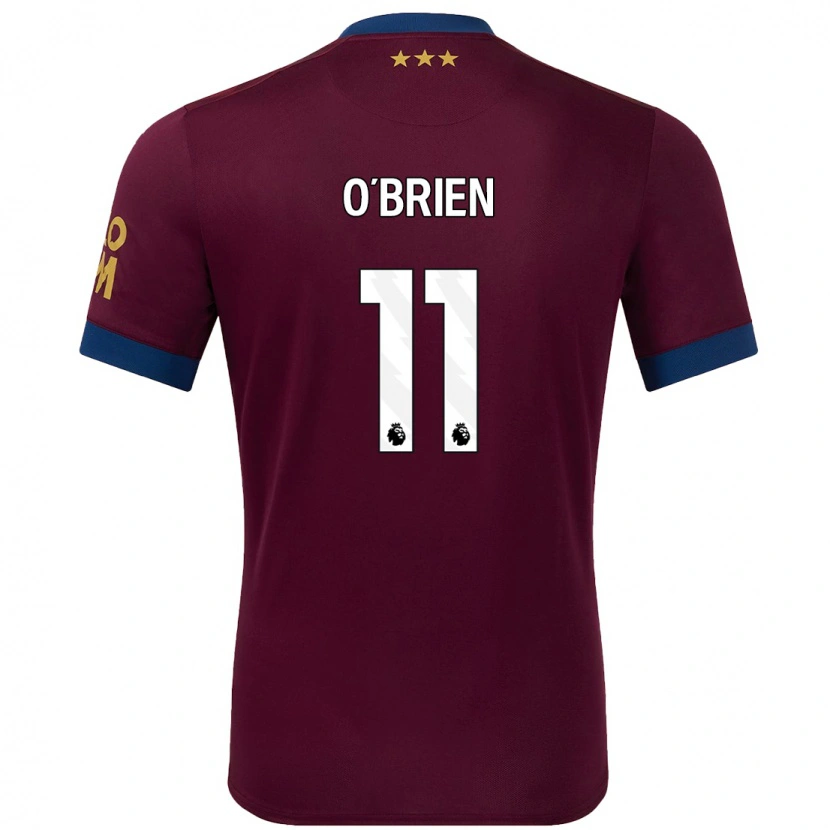 Danxen Barn Lucy O'brien #11 Brun Bortetrøye Drakt Trøye 2024/25 Skjorter T-Skjorte