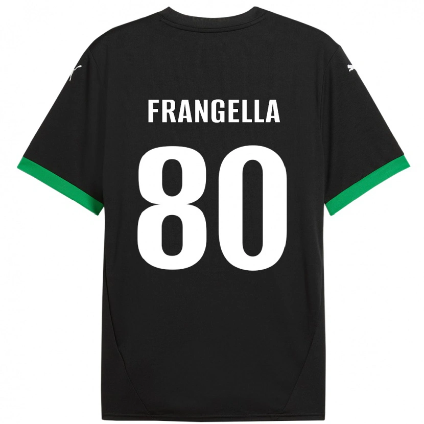 Danxen Mann Christian Frangella #80 Svart Mørkegrønn Hjemmetrøye Drakt Trøye 2024/25 Skjorter T-Skjorte
