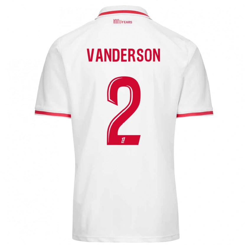 Danxen Mann Vanderson #2 Hvit Rød Hjemmetrøye Drakt Trøye 2024/25 Skjorter T-Skjorte