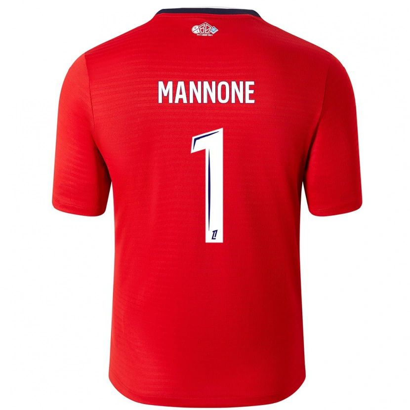 Danxen Mann Vito Mannone #1 Rød Hvit Hjemmetrøye Drakt Trøye 2024/25 Skjorter T-Skjorte