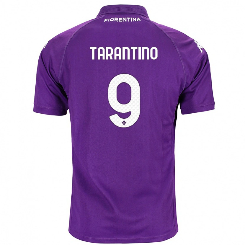 Danxen Mann Jacopo Tarantino #9 Lilla Hjemmetrøye Drakt Trøye 2024/25 Skjorter T-Skjorte
